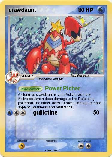 Pokemon crawdaunt
