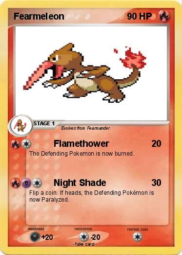 Pokemon Fearmeleon