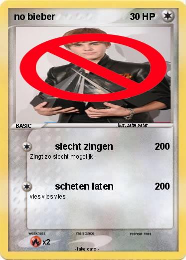 Pokemon no bieber