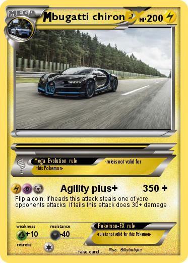 Pokemon bugatti chiron