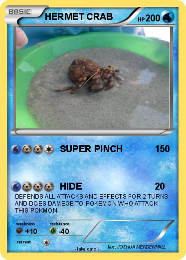 Pokemon HERMET CRAB