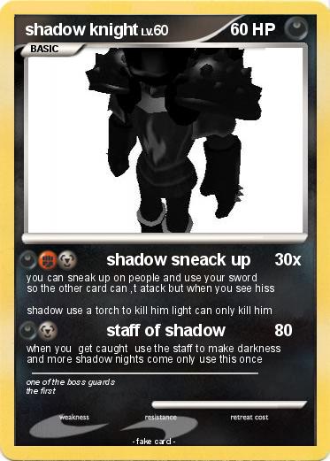 Pokemon shadow knight