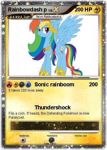 Pokemon Rainbowdash p