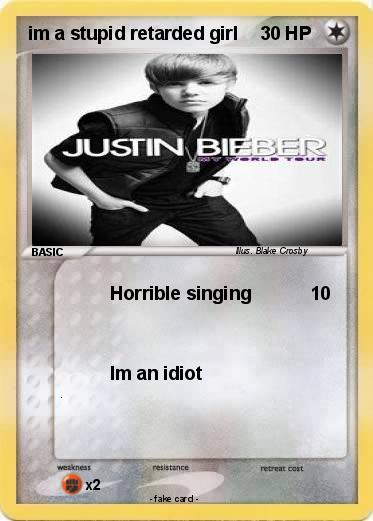 Pokemon im a stupid retarded girl