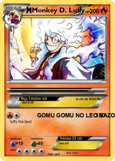 Pokemon Monkey D. Luffy