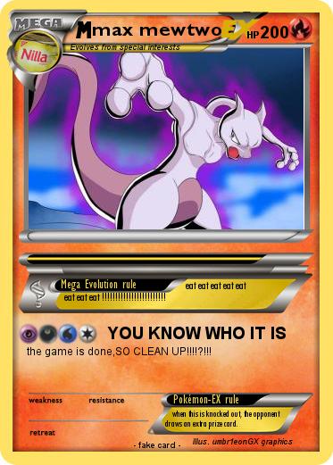 Pokemon max mewtwo