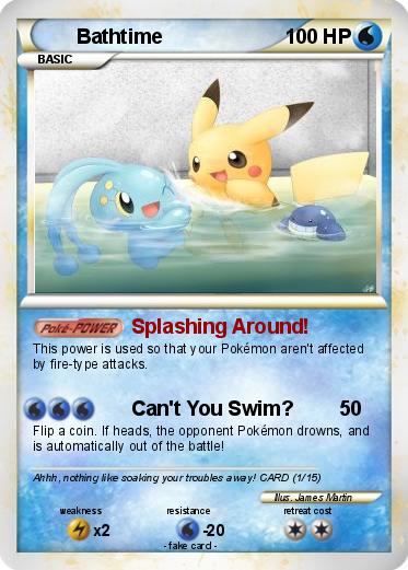 Pokemon Bathtime