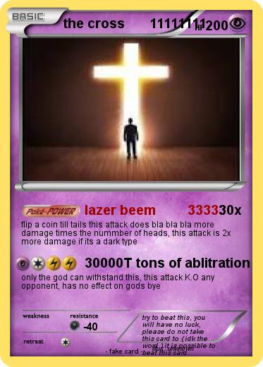 Pokemon the cross       11111111