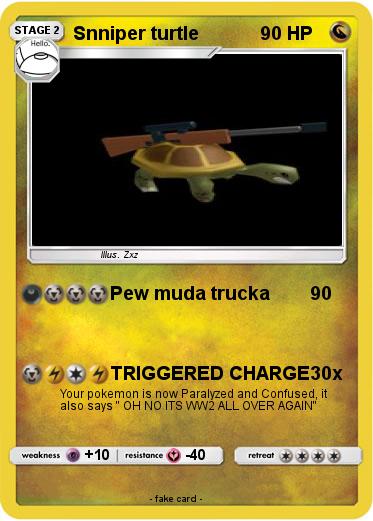 Pokemon Snniper turtle