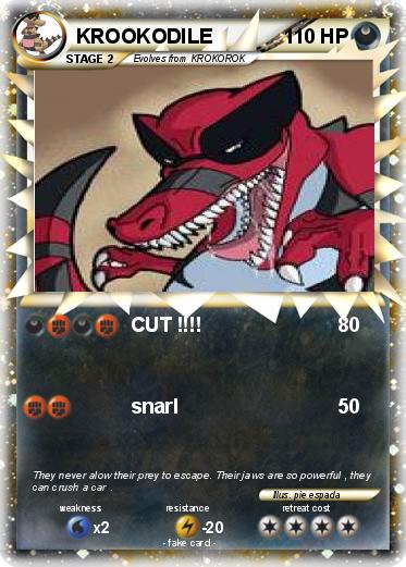Pokemon KROOKODILE