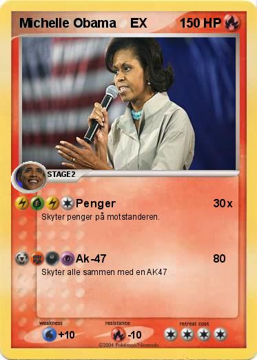 Pokemon Michelle Obama    EX