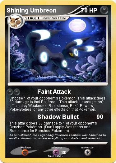 Pokemon Shining Umbreon