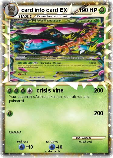 Pokemon card into card EX