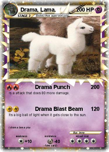 Pokemon Drama, Lama.