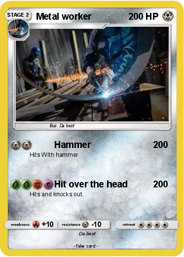 Pokemon Metal worker