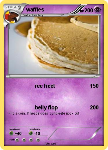 Pokemon waffles