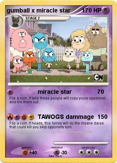 Pokemon gumball x miracle star