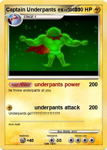 Pokemon Captain Underpants ex