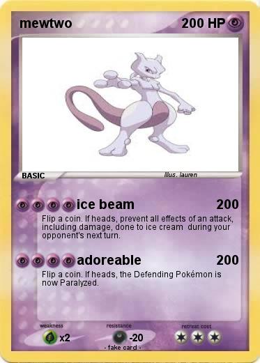 Pokemon mewtwo