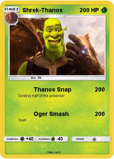 Pokemon Shrek-Thanos