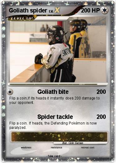 Pokemon Goliath spider