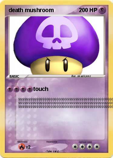 Pokemon death mushroom