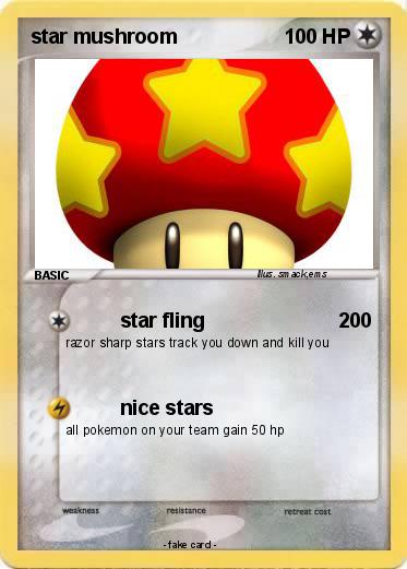 Pokemon star mushroom