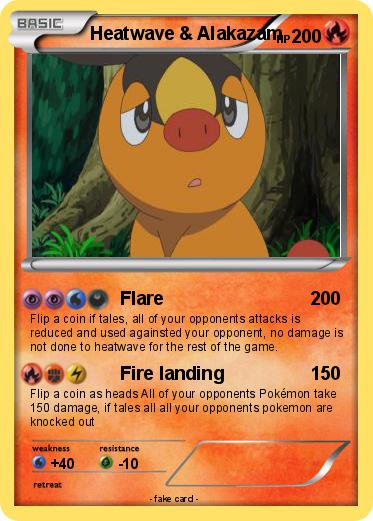 Pokemon Heatwave & Alakazam
