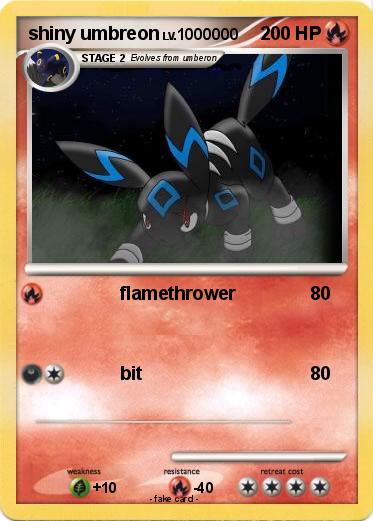 Pokemon shiny umbreon