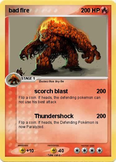 Pokemon bad fire
