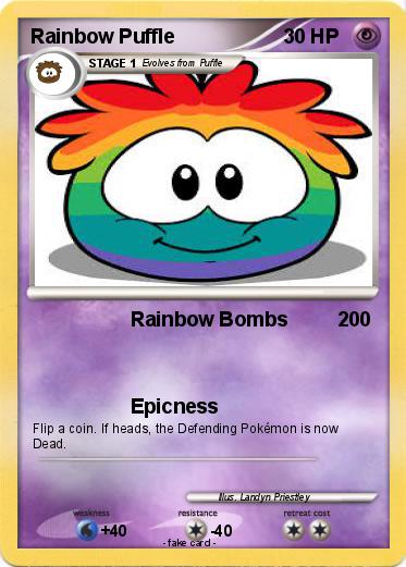 Pokemon Rainbow Puffle