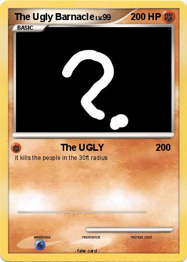 Pokemon The Ugly Barnacle