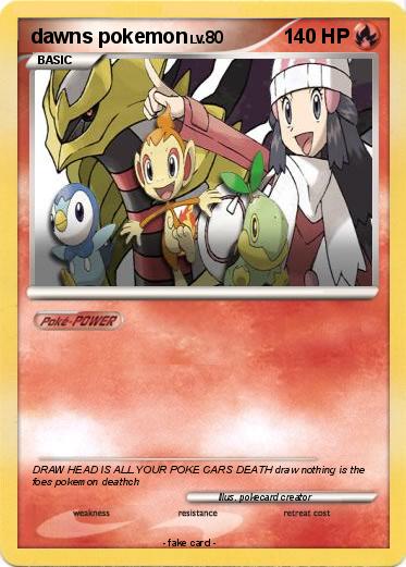 Pokemon dawns pokemon
