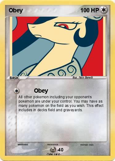 Pokemon Obey