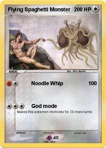 Pokemon Flying Spaghetti Monster