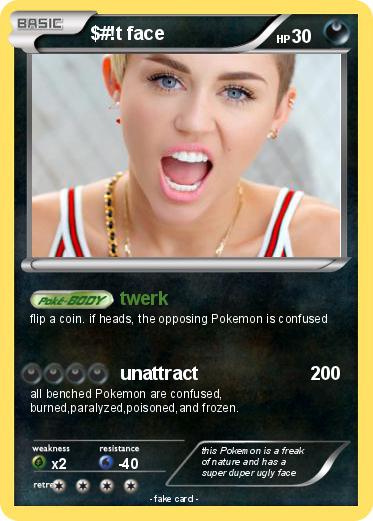Pokemon $#!t face