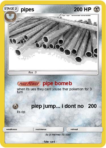 Pokemon pipes