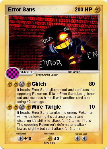 Pokemon Error Sans