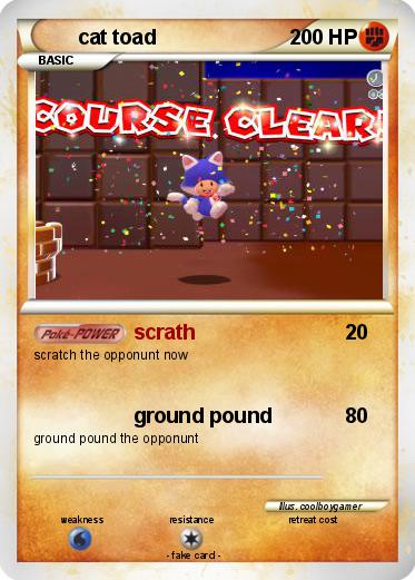 Pokemon cat toad