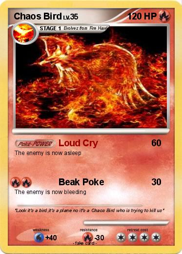 Pokemon Chaos Bird