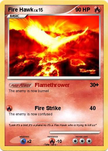 Pokemon Fire Hawk