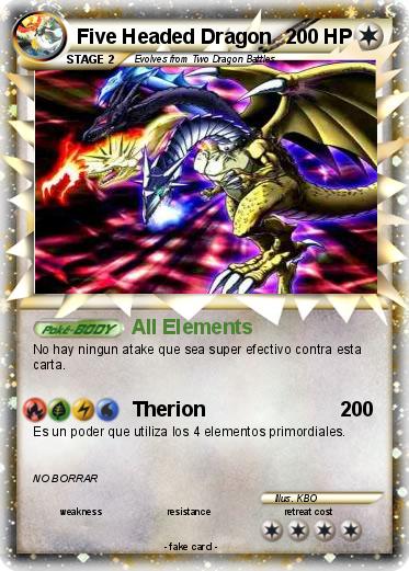 Pokemon Five Headed Dragon