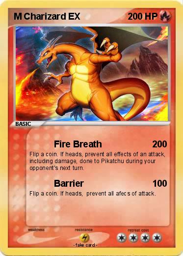 Pokemon M Charizard EX