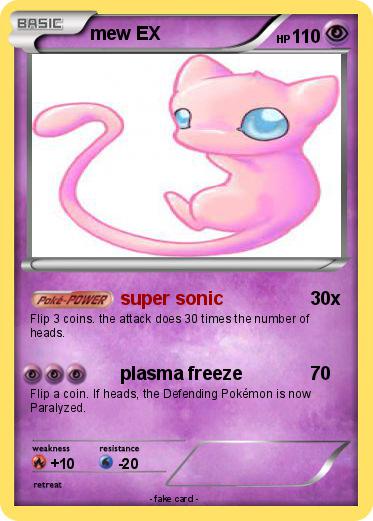 Pokemon mew EX