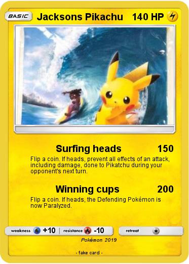 Pokemon Jacksons Pikachu