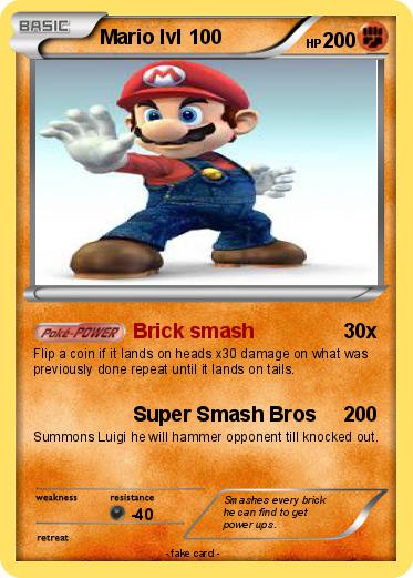 Pokemon Mario lvl 100