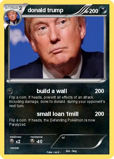 Pokemon donald trump