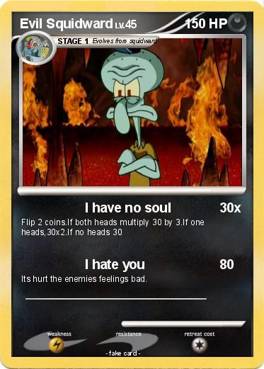 Pokemon Evil Squidward