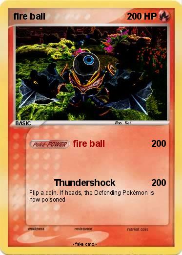 Pokemon fire ball
