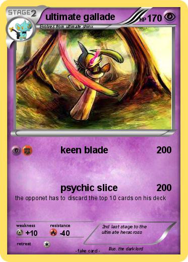 Pokemon ultimate gallade